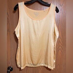 Chico's Yellow Silk Tank Top